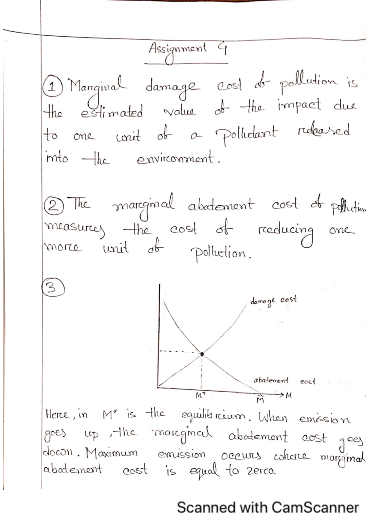 ECO354 Assignment 4 - Environmental & Natural Resource Economics-II ...