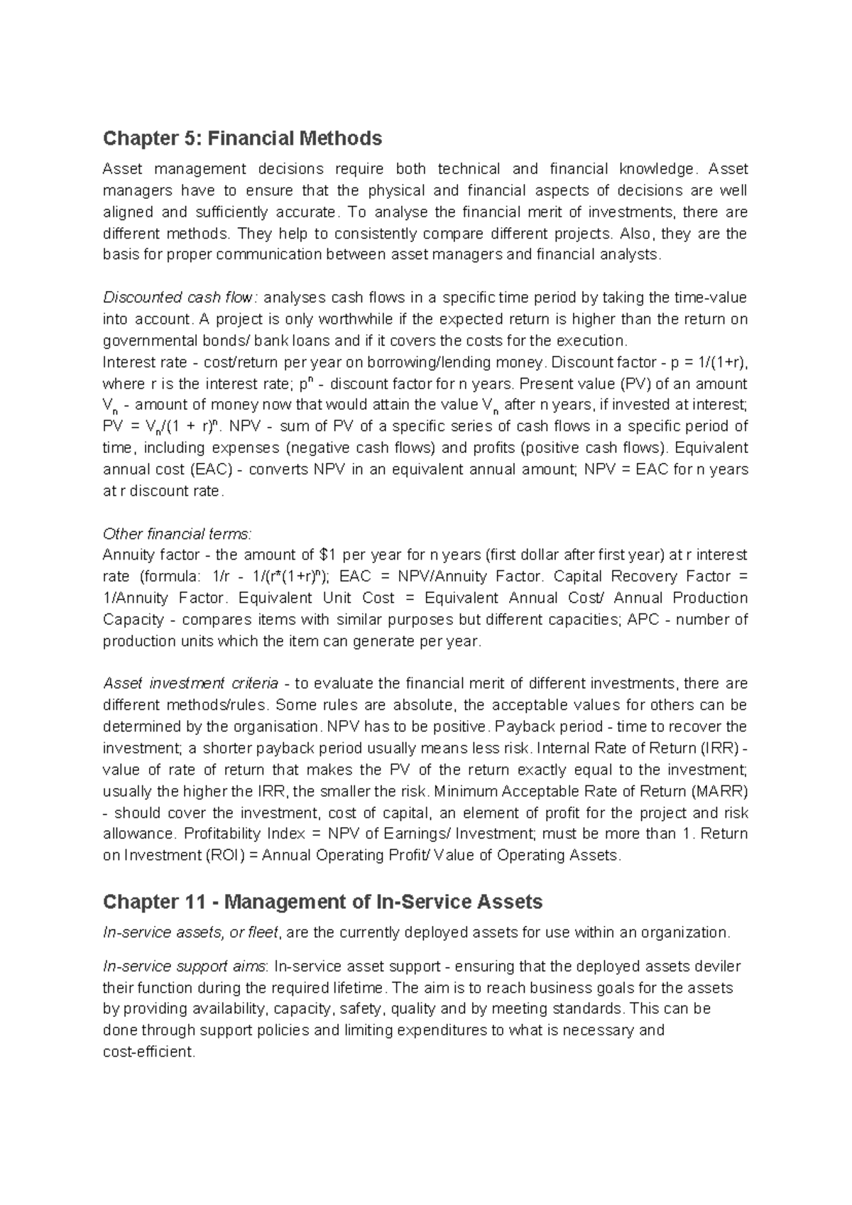 Summary Hastings 5 11 16 21 26 Studeersnel