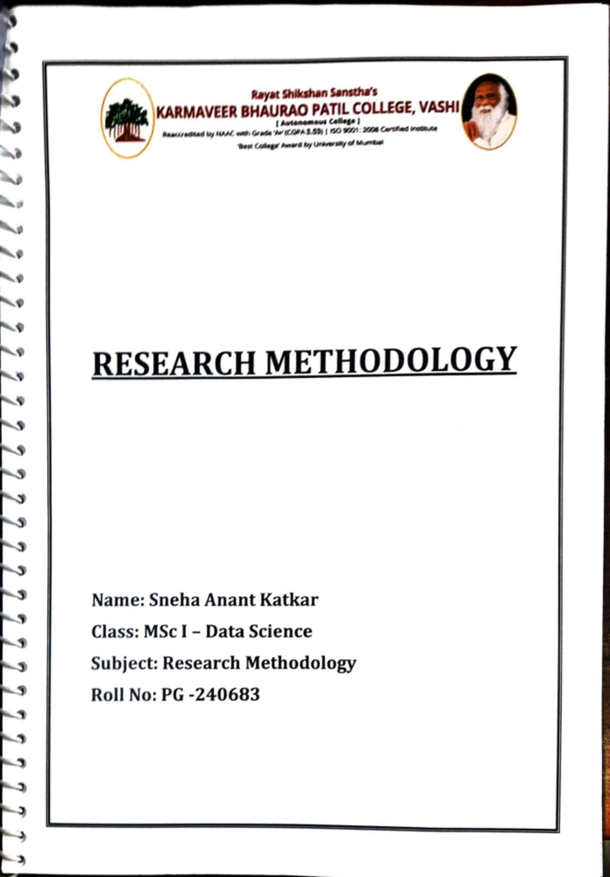 MS Office format - I am a student - Rayat Shikshan Sansth s ...