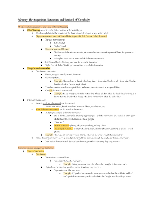 PSYC 202 Exam 2 Review: Chapters 5 and 7 - PSYC 202—Research Methods in ...