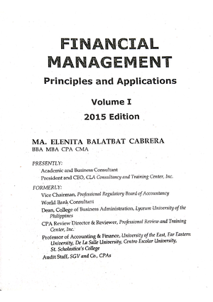 Chapter 2- Financial Management V1 - CHAPTER 2 RELATIONSHIP OF ...