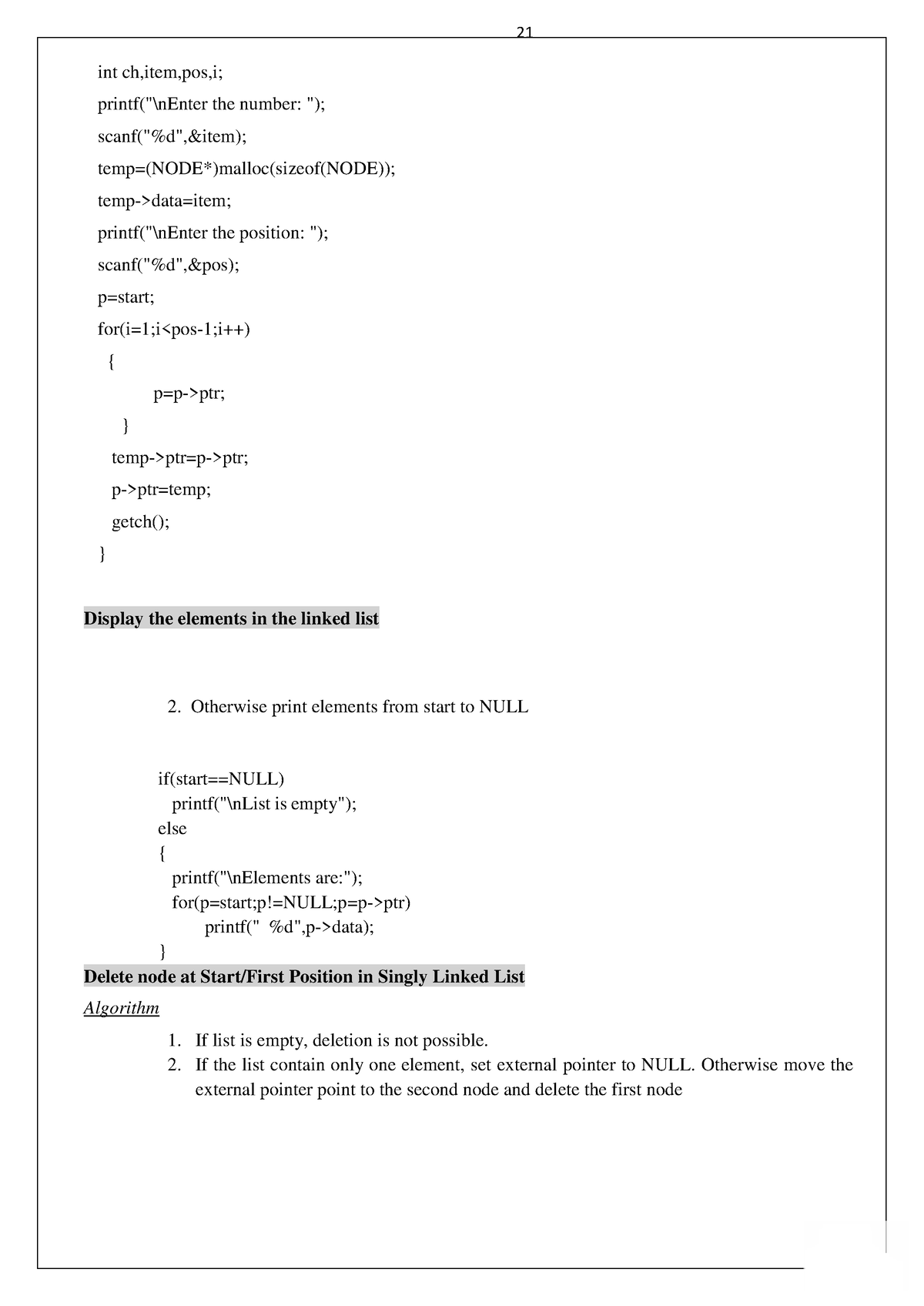 Module 2 Part 3 - Lecture Notes Data Structure - KTU - Studocu