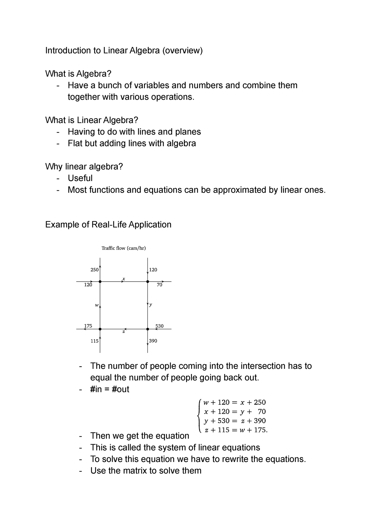 Intro To Linear Algebra, Math 1553 - Introduction To Linear Algebra ...