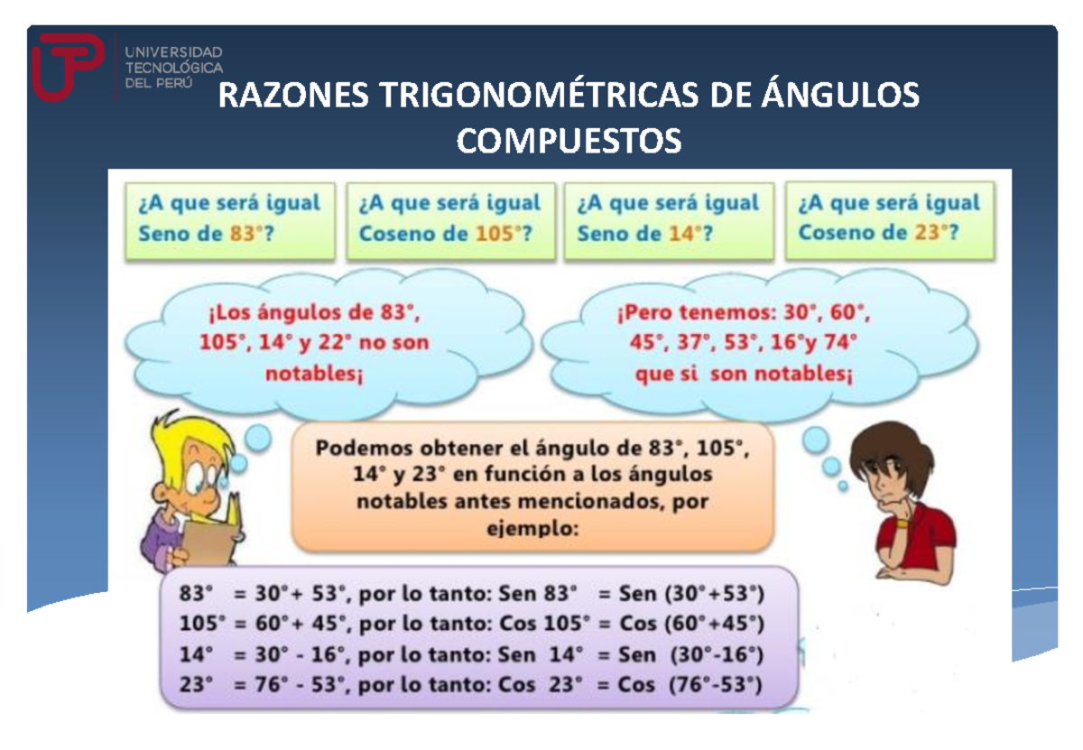 NM Sem07 Ses04 RT Ang Comp - Ciclo 0 - Verano - RAZONES TRIGONOMÉTRICAS ...