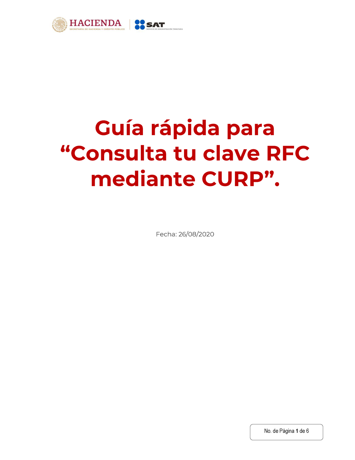 Guia+de+Consulta+tu+RFC - GuÌa R·pida Para