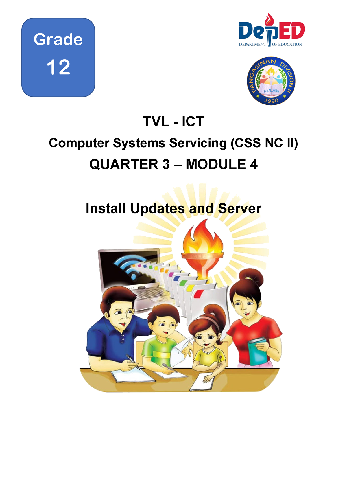 Q3 Module 4 G12 CSSNCII Lmnhs TVL ICT Computer Systems Servicing