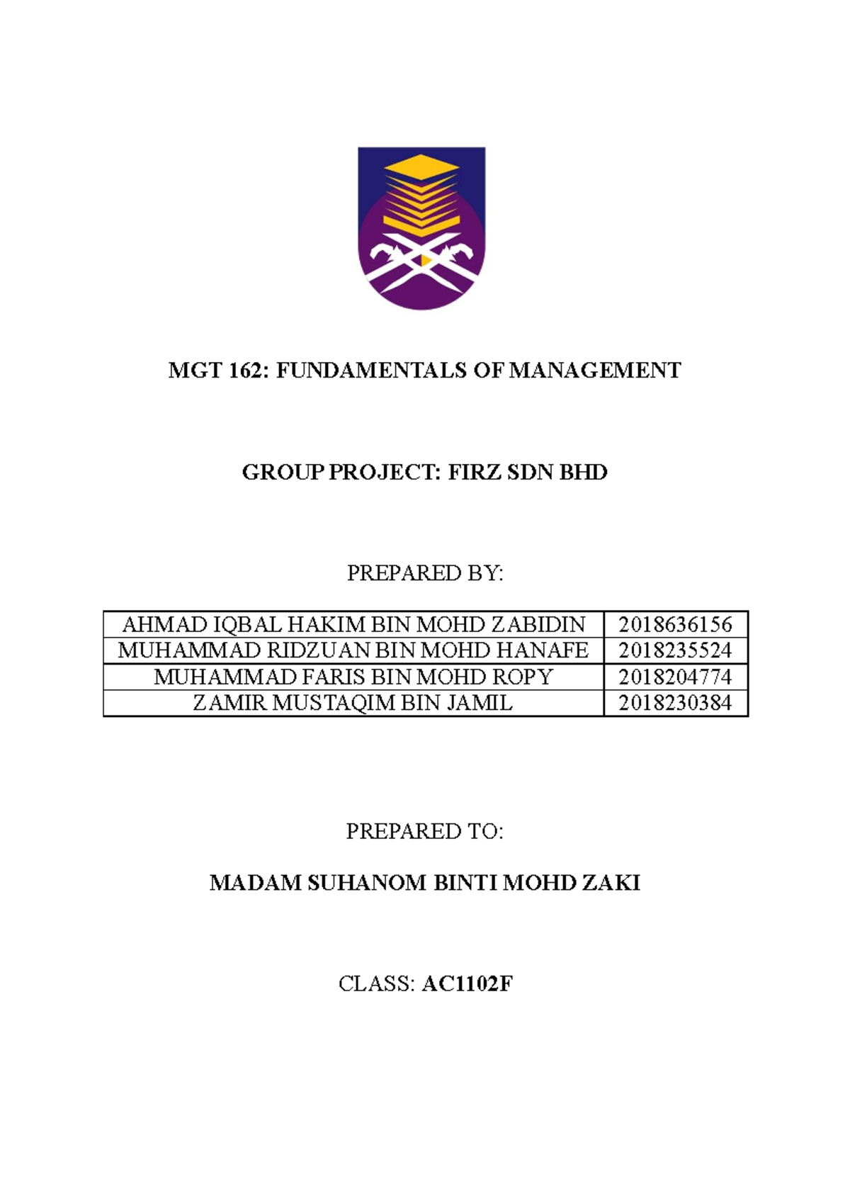 Mgt-162-assignmentdocx Mgt Doc - MGT 162: FUNDAMENTALS OF MANAGEMENT ...