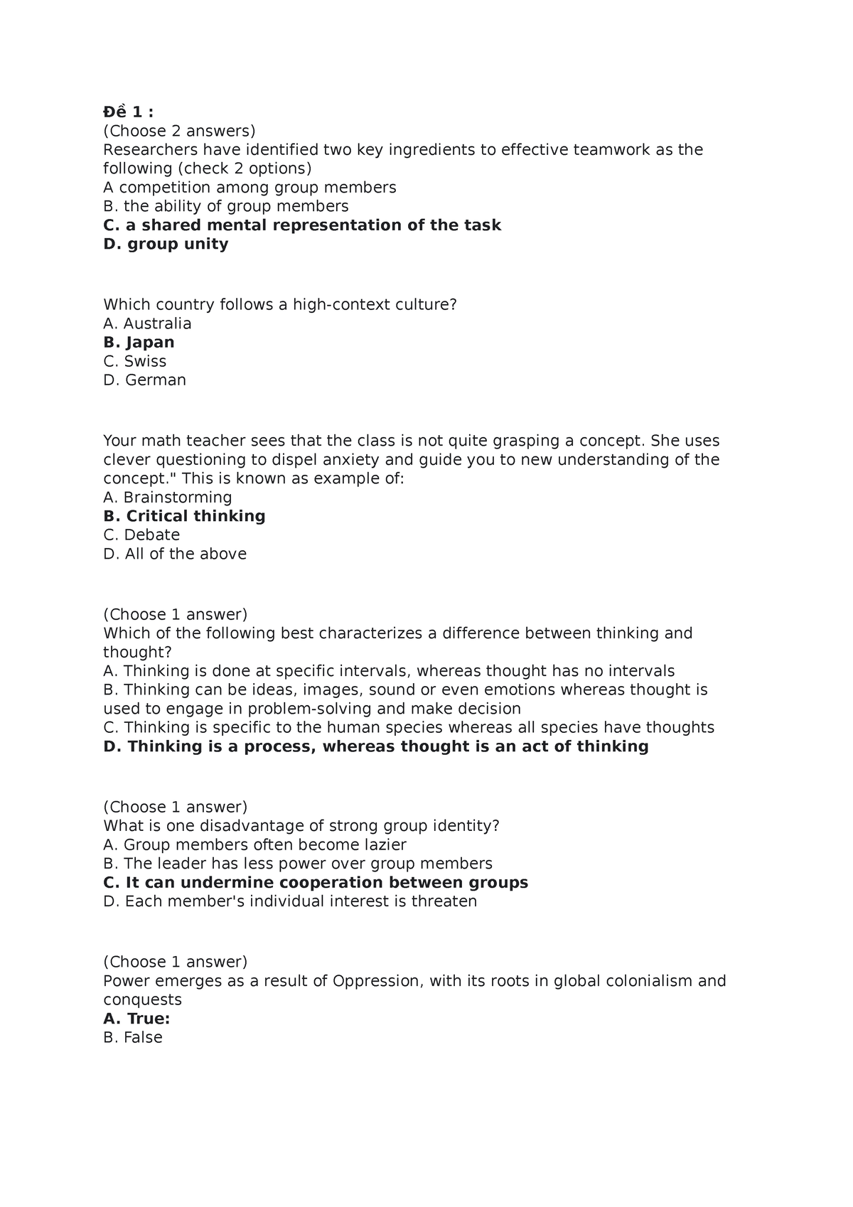 Ssg-quizz - ssg quiz - Đề 1 : (Choose 2 answers) Researchers have ...