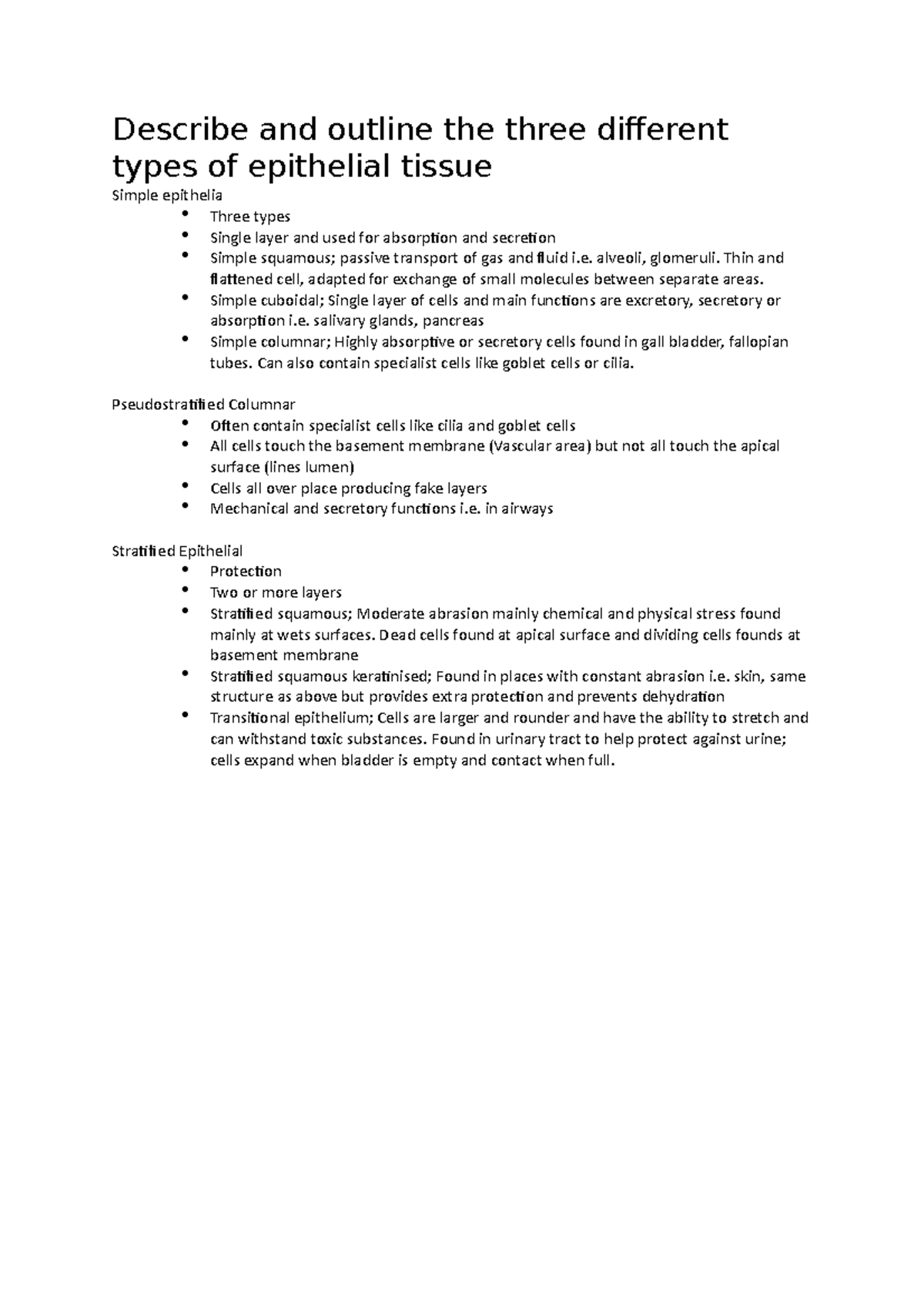 Which Statements Correctly Describe Epithelial Tissue - 003xdrp