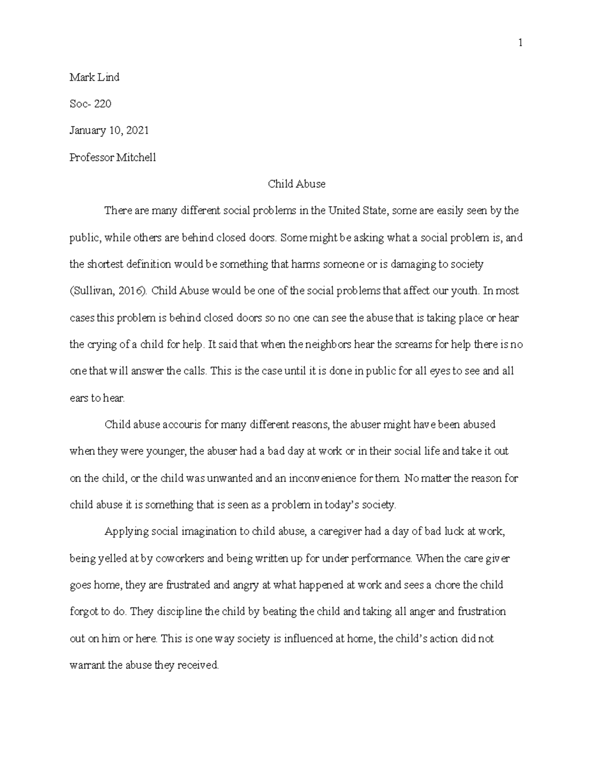 Child abuse coursework 03 picture