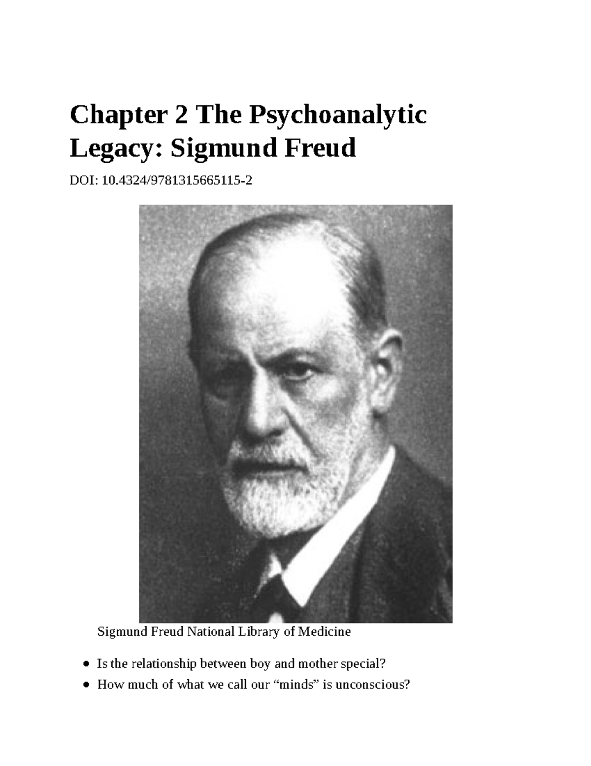 Personality-65-123 - lecture - Chapter 2 The Psychoanalytic Legacy ...