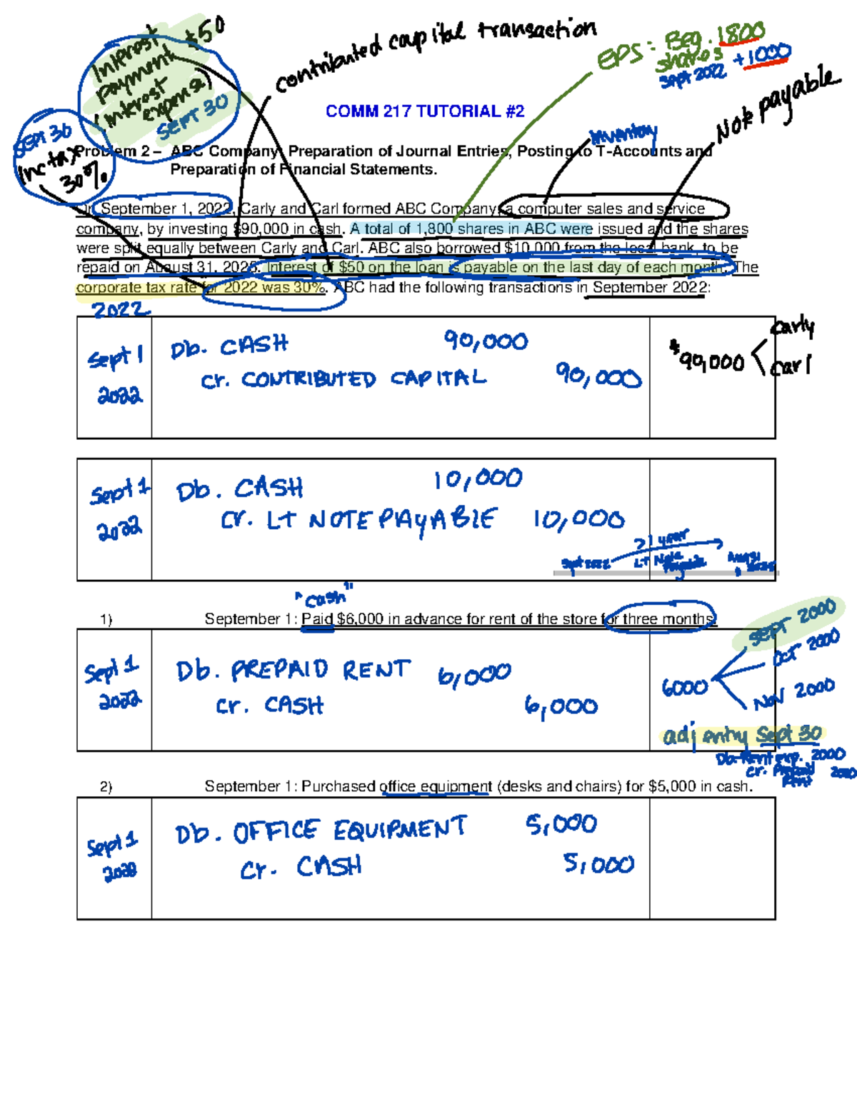 COMM 217 - Tutorial 2 - i Pad Notes (file 1) - COMM 217 TUTORIAL ...