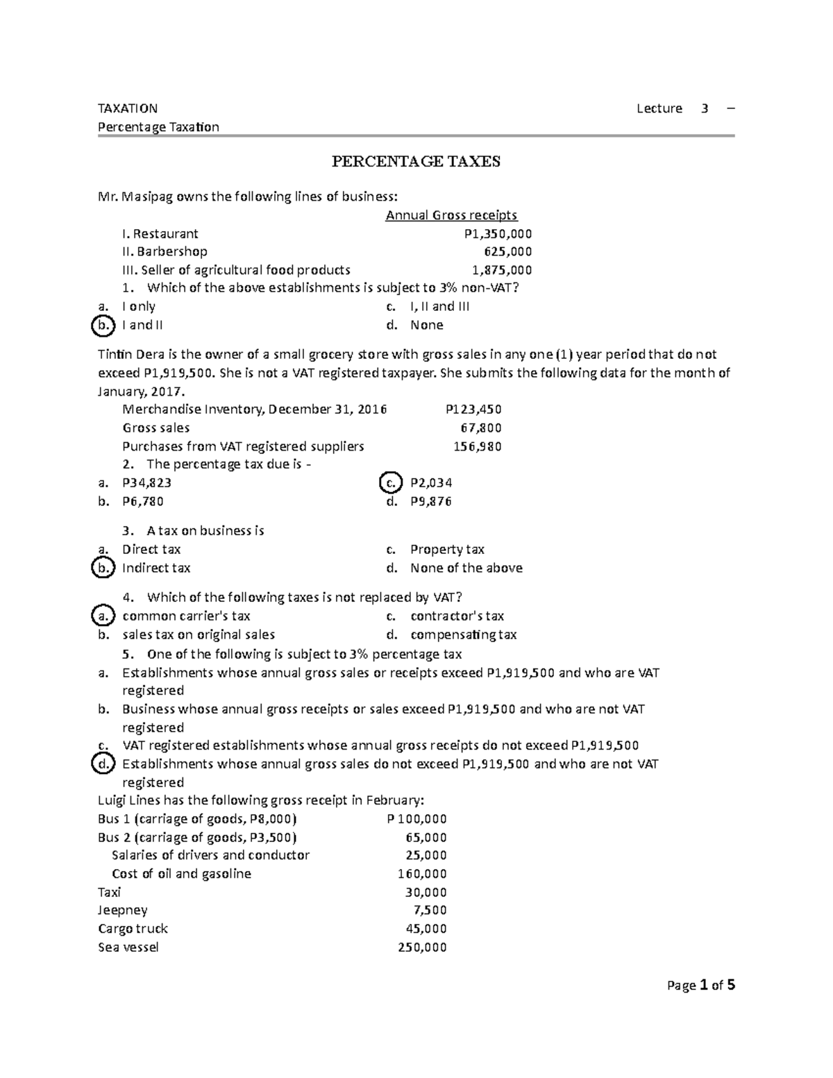 435996827-Percentage-Taxation 2 FOR REVIEWER OF THE ANSWER - TAXATION ...