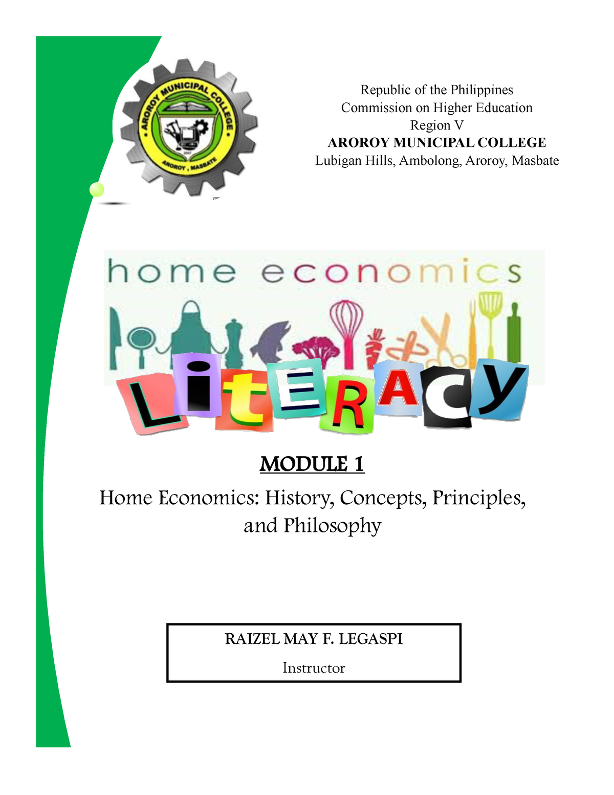 thesis title about home economics in the philippines