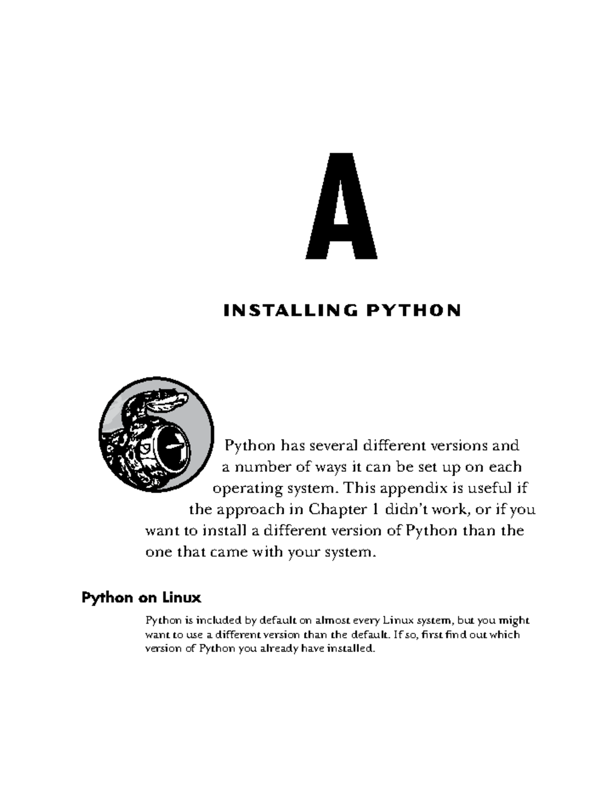4. Python Crash Course-Appendix - A I N S T A L L I N G P Y T H O N ...