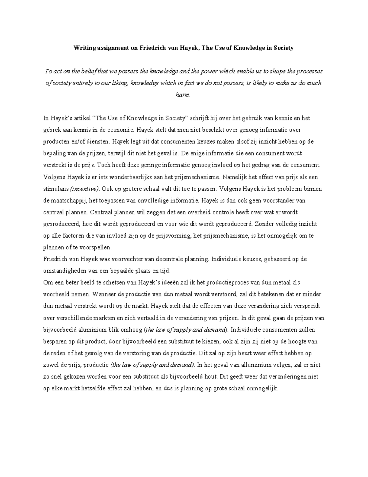 The use of knowledge in society jstor image