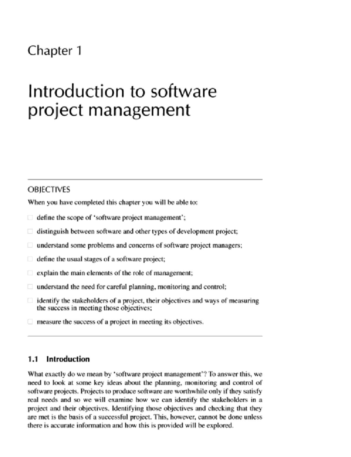 UNIT 1 (Introduction to SPM) - Chapter 1 Introduction to software ...