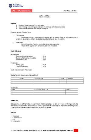 Lab 4 and 5 - Motor Controller - Microcontroller Laboratory Activities ...