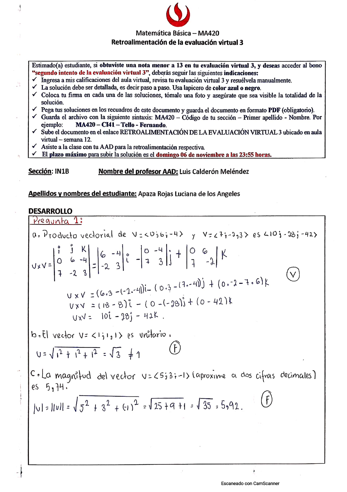 MA420 IN1B Apaza Luciana Retro - Matemática Básica - UPC - Studocu