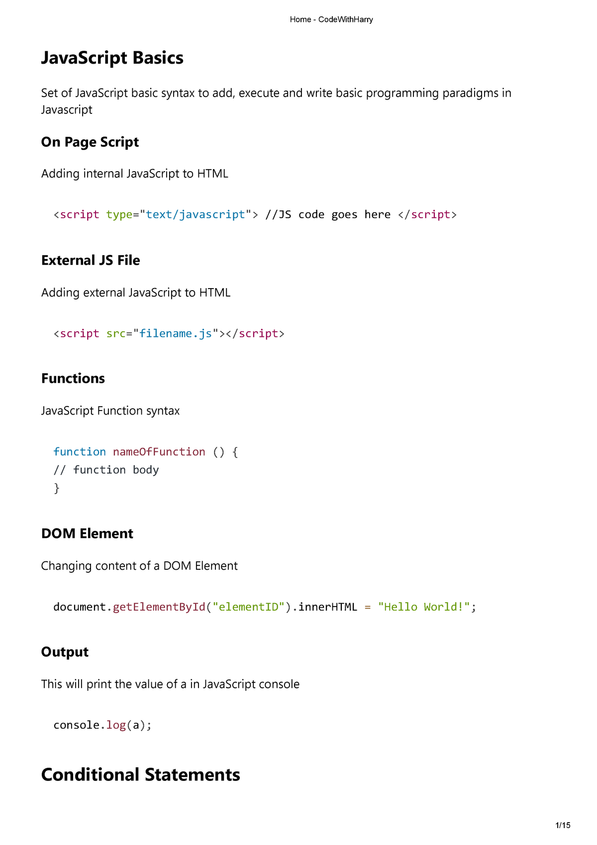 java-script-cheatsheet-code-with-harry-javascript-basics-set-of