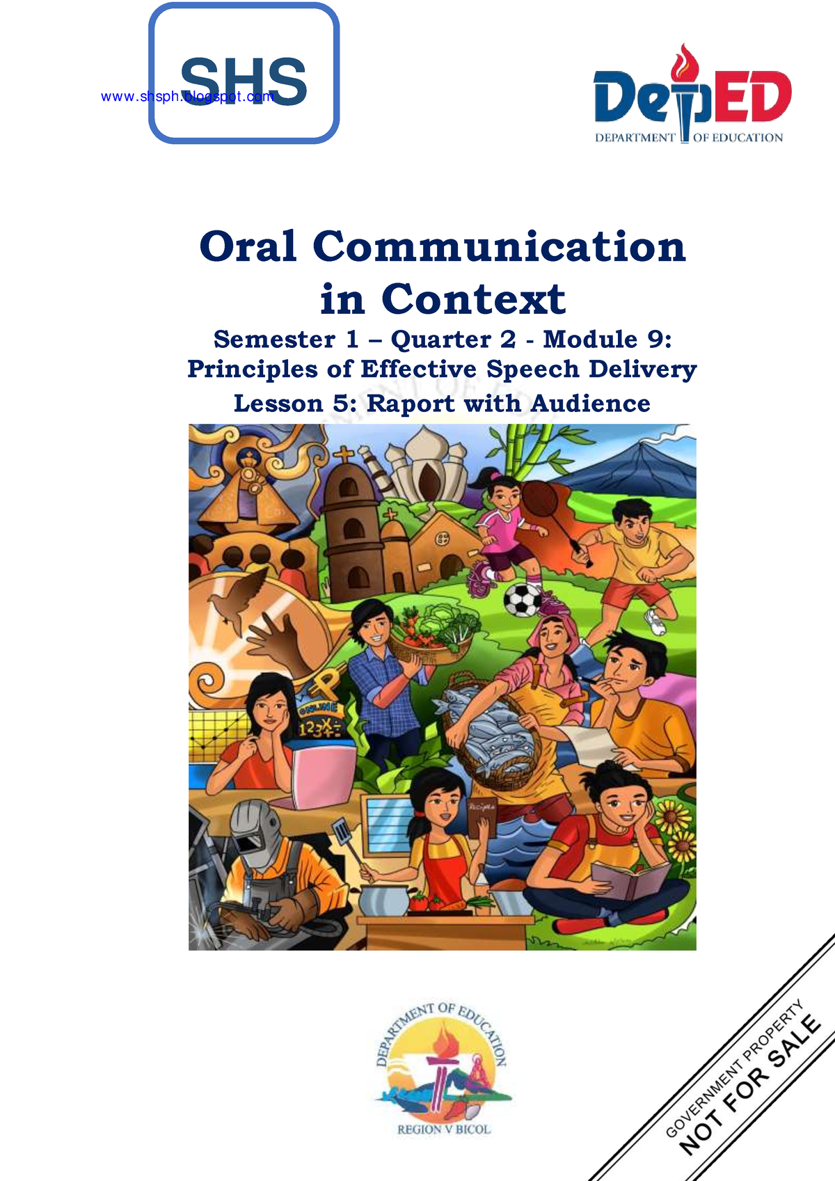 oral communication speech delivery module