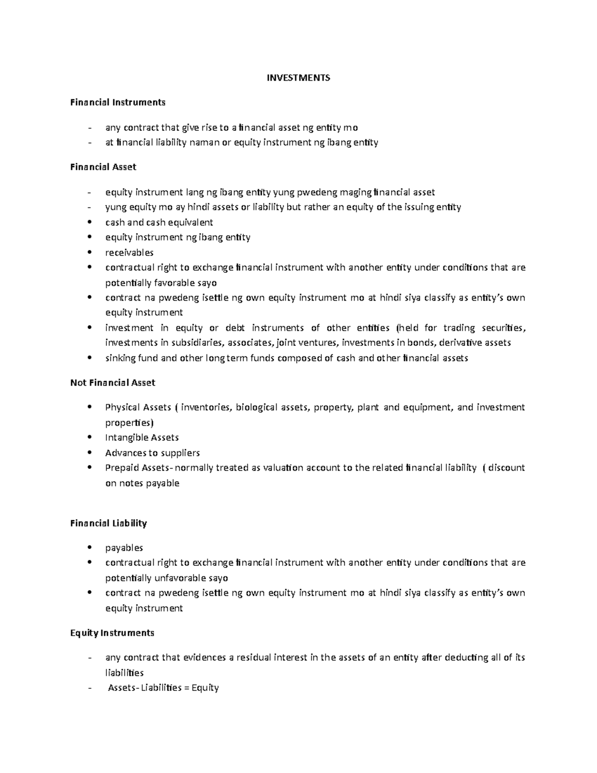 Investments - This is useful for those student who are studying in ...