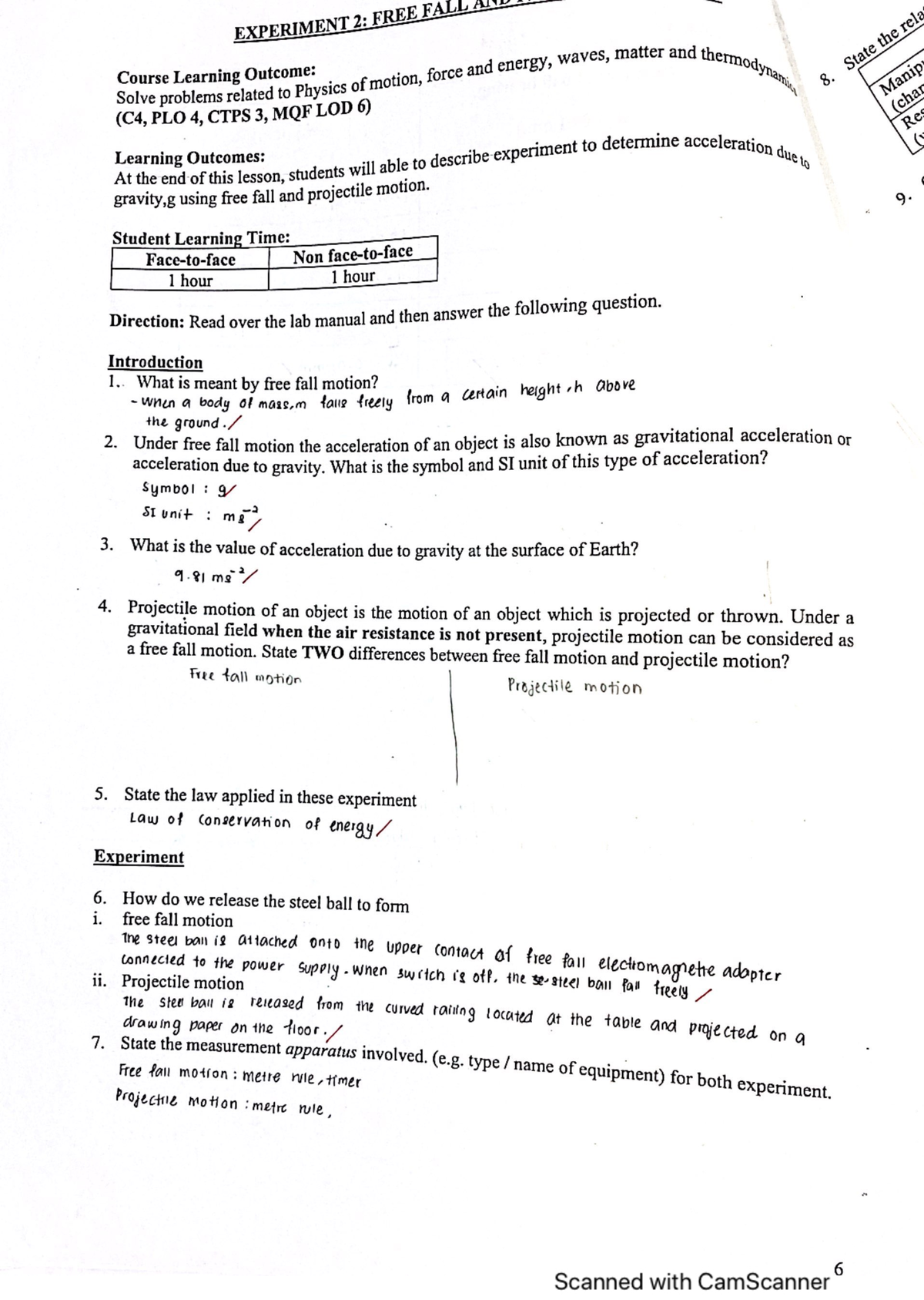 SP015 Prelab 2 Physic Studocu