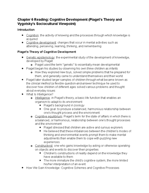Chapter 3 Reading Notes - Chapter 3 Reading: Prenatal Development and ...