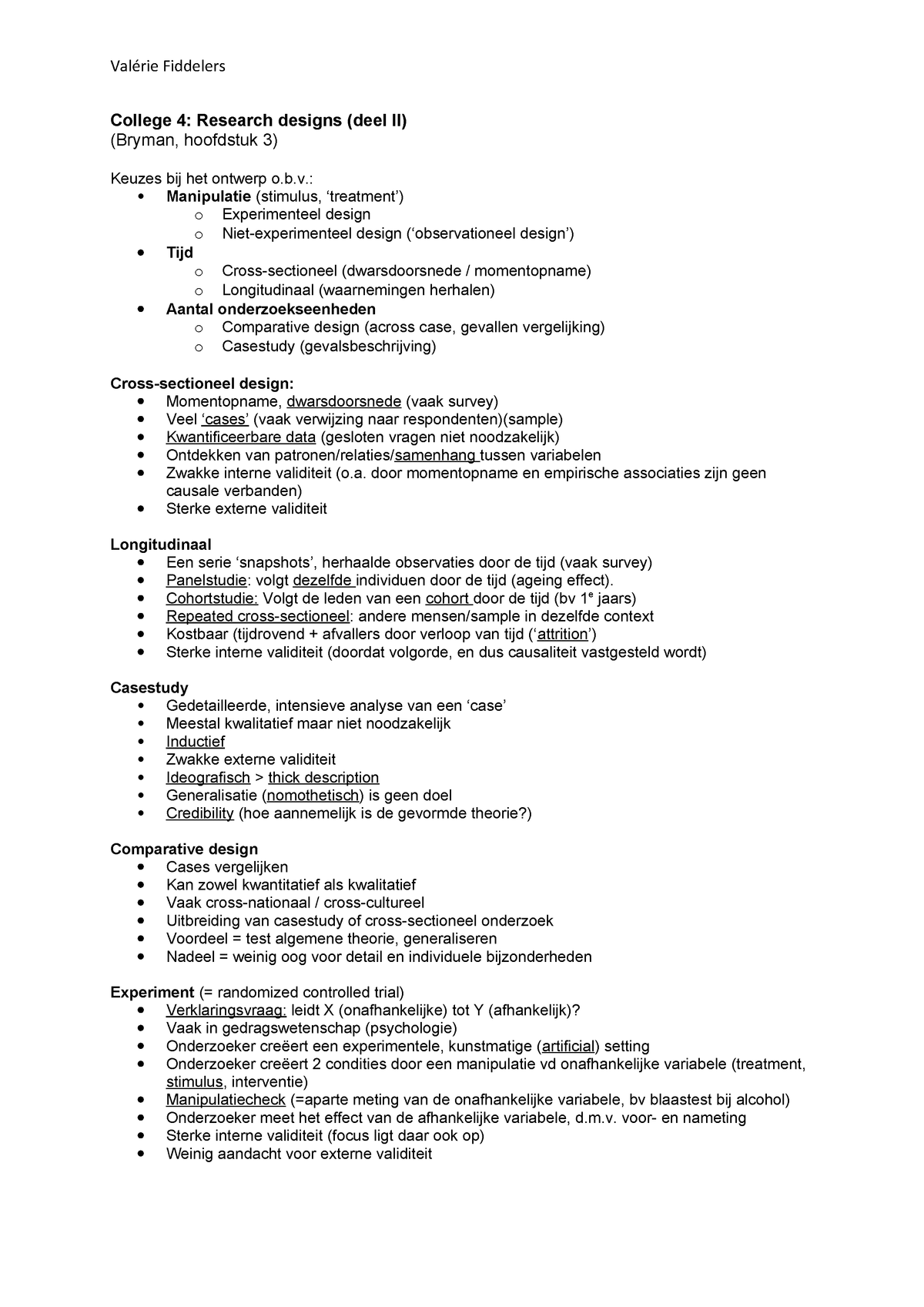 Samenvatting College 4 Mtswo Studeersnel