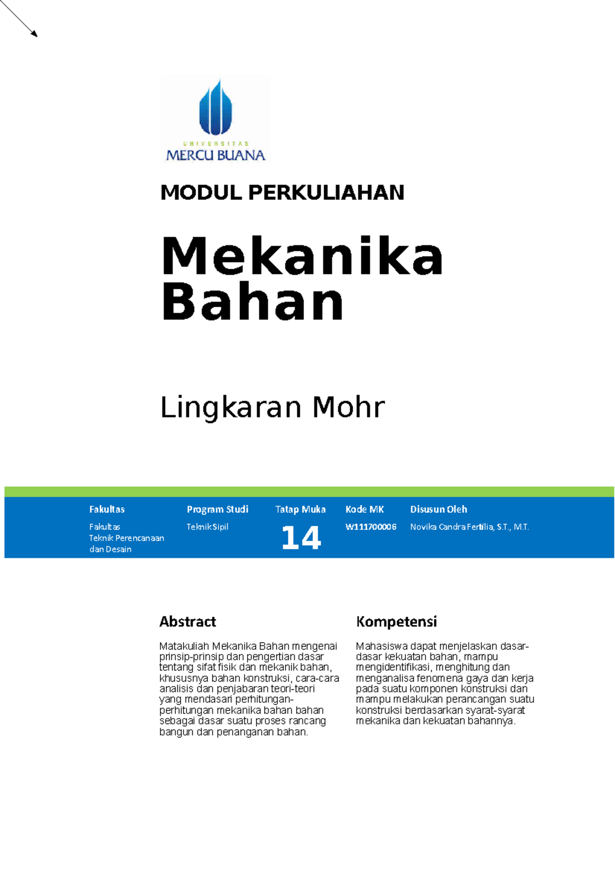 Modul Mekanika Bahan [TM14] - MODUL PERKULIAHAN Mekanika Bahan ...