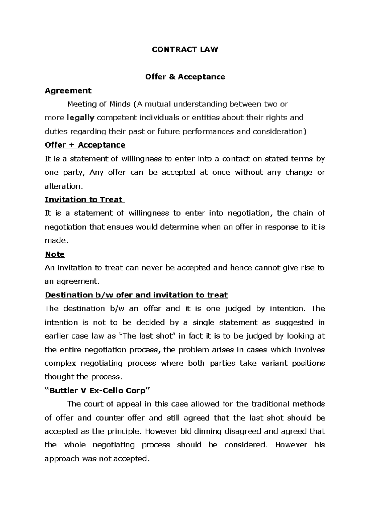 research topics on contract law