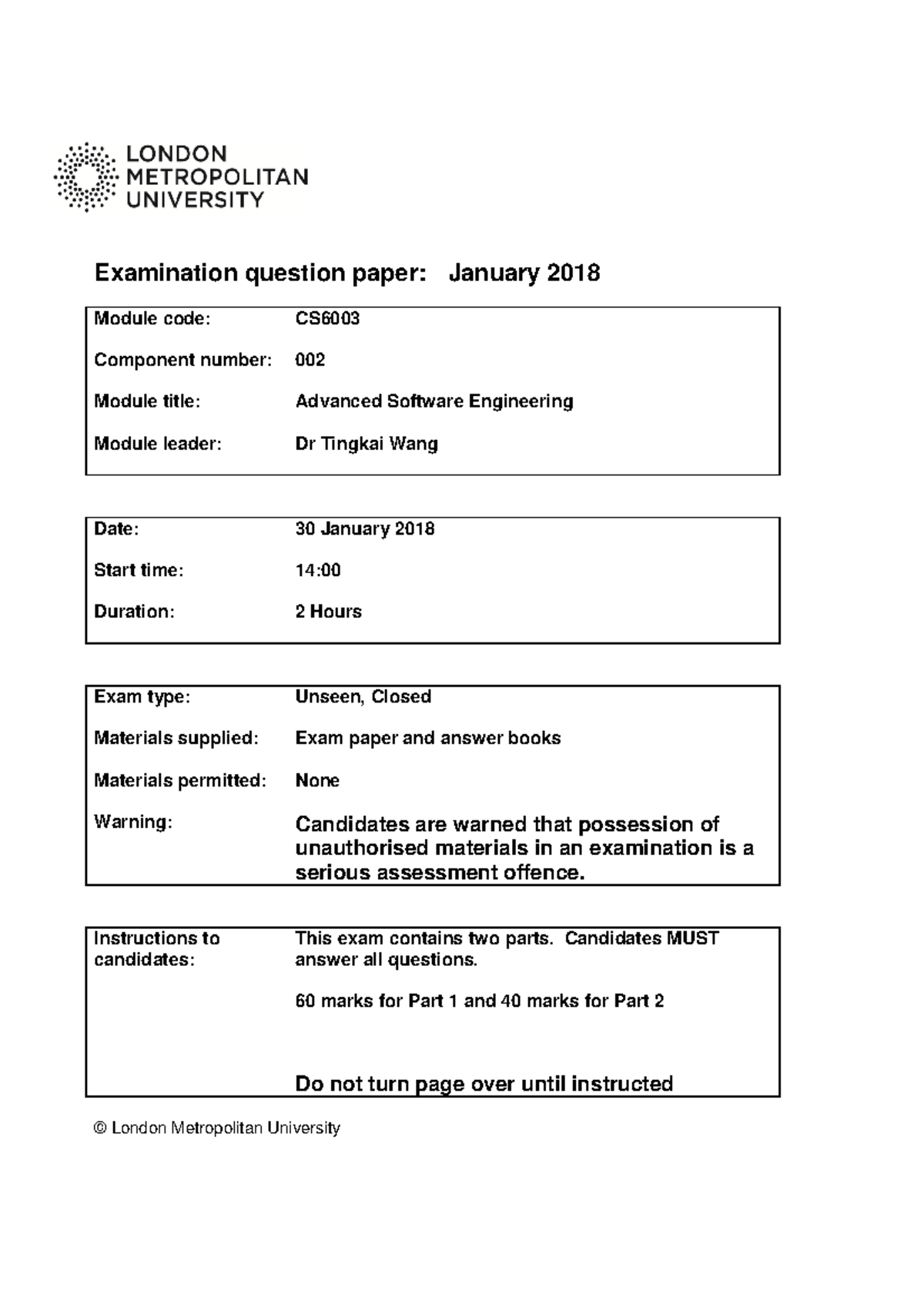 Exam january 2017 questions examination question paper january 2018 