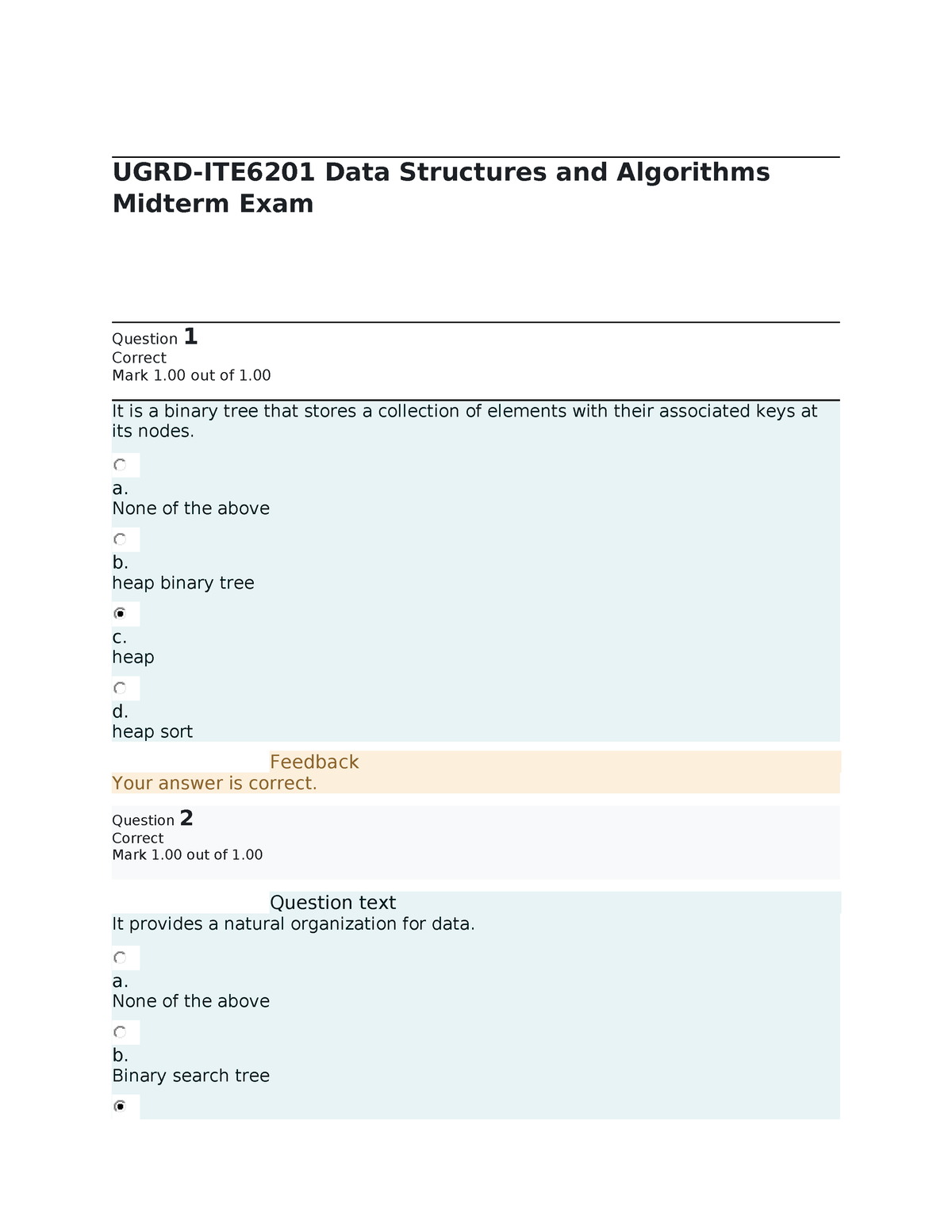 Data-Structures-and-Algorithms - UGRD-ITE6201 Data Structures And ...