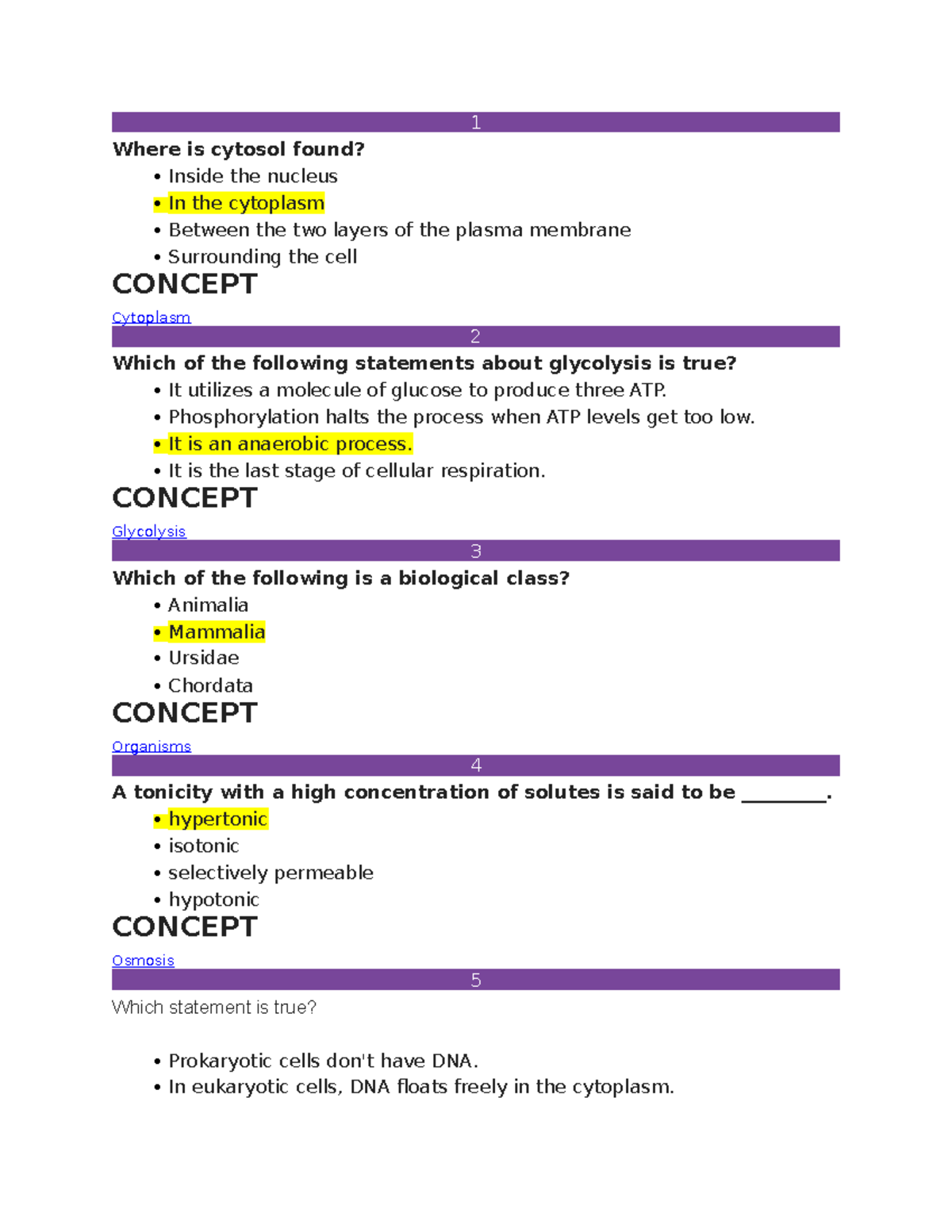 Unit 1 Milestone 1 Human Biology 23 Questions All Answered Correctly ...