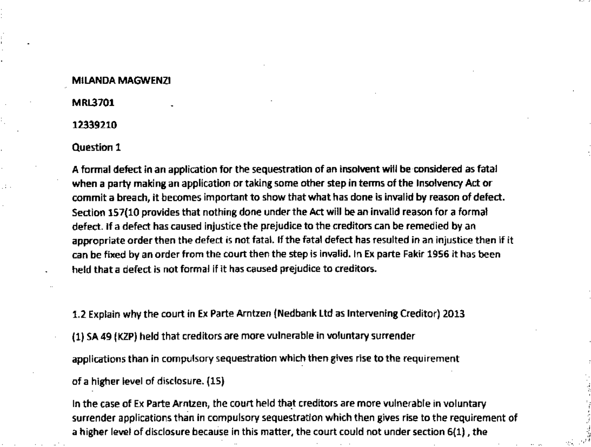 1698331955 Assignment 1 - Criminal procedure - Studocu