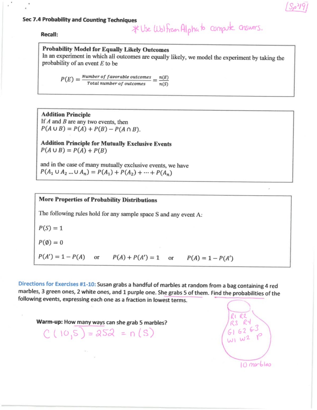 NKU MAT114 Sec 7.4 - Section 7.4 Notes - MAT 114 - Studocu