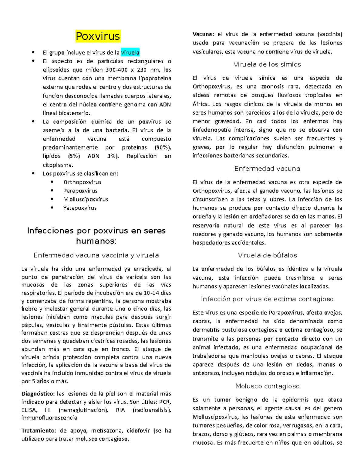 la viruela de las vacas infecta a humanos