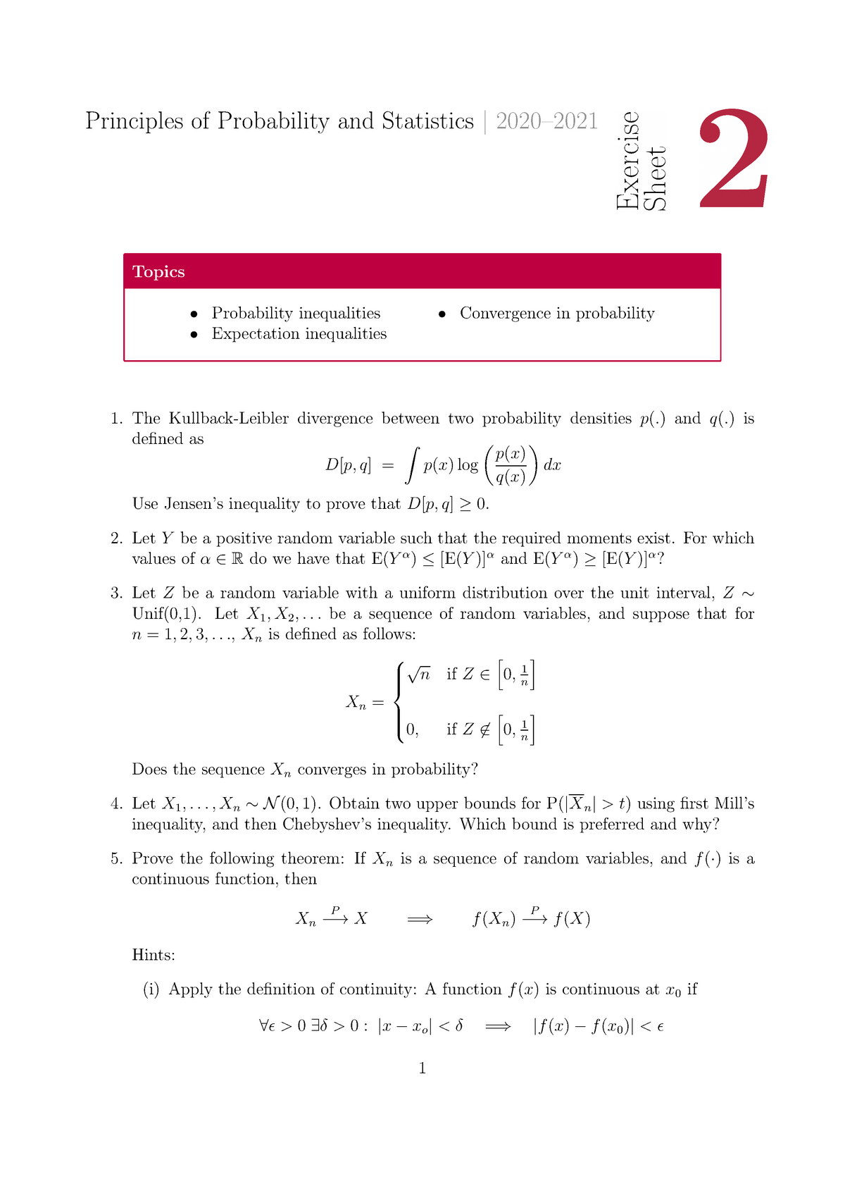 probability & statistics homework 2 theoretical probability