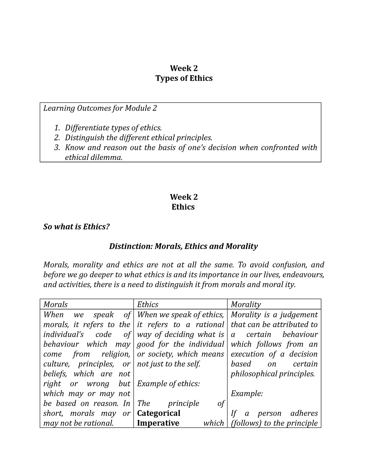 ethics-lesson-2-week-2-types-of-ethics-learning-outcomes-for-module-2