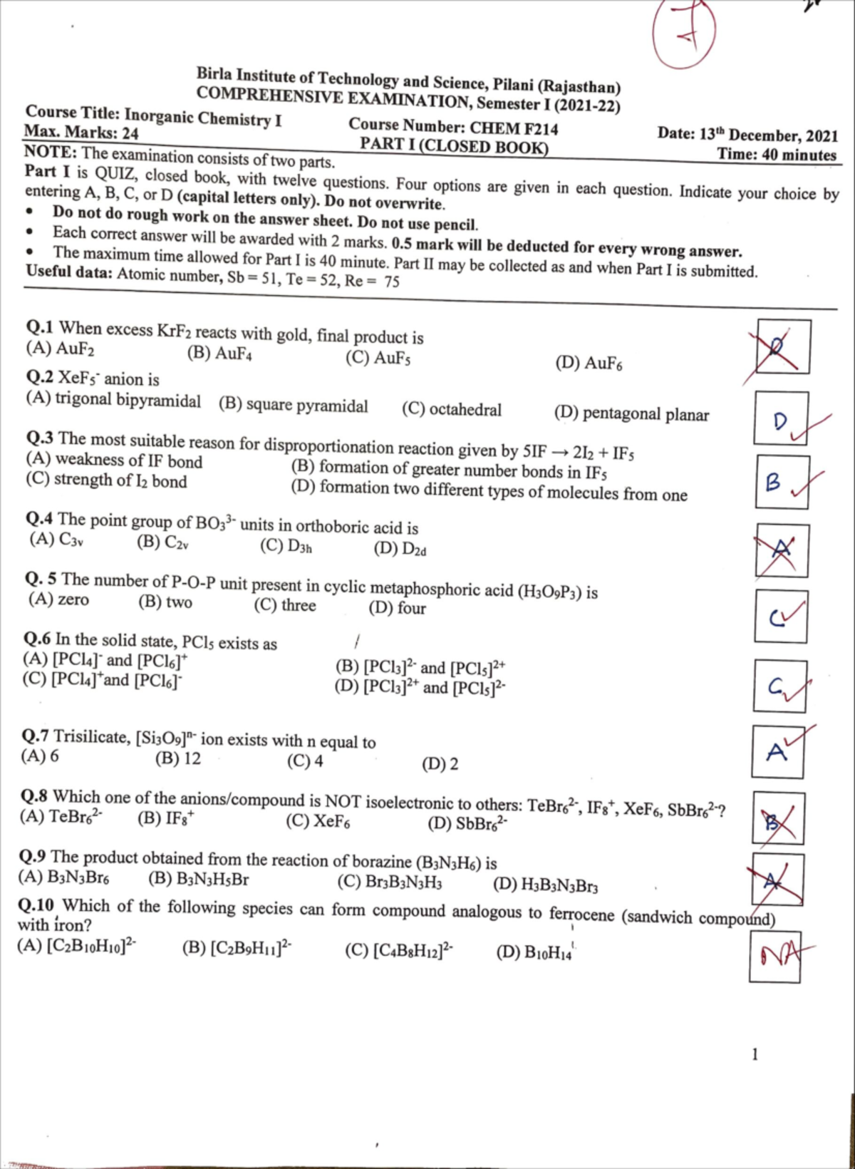 Inorganic compound visual data 4