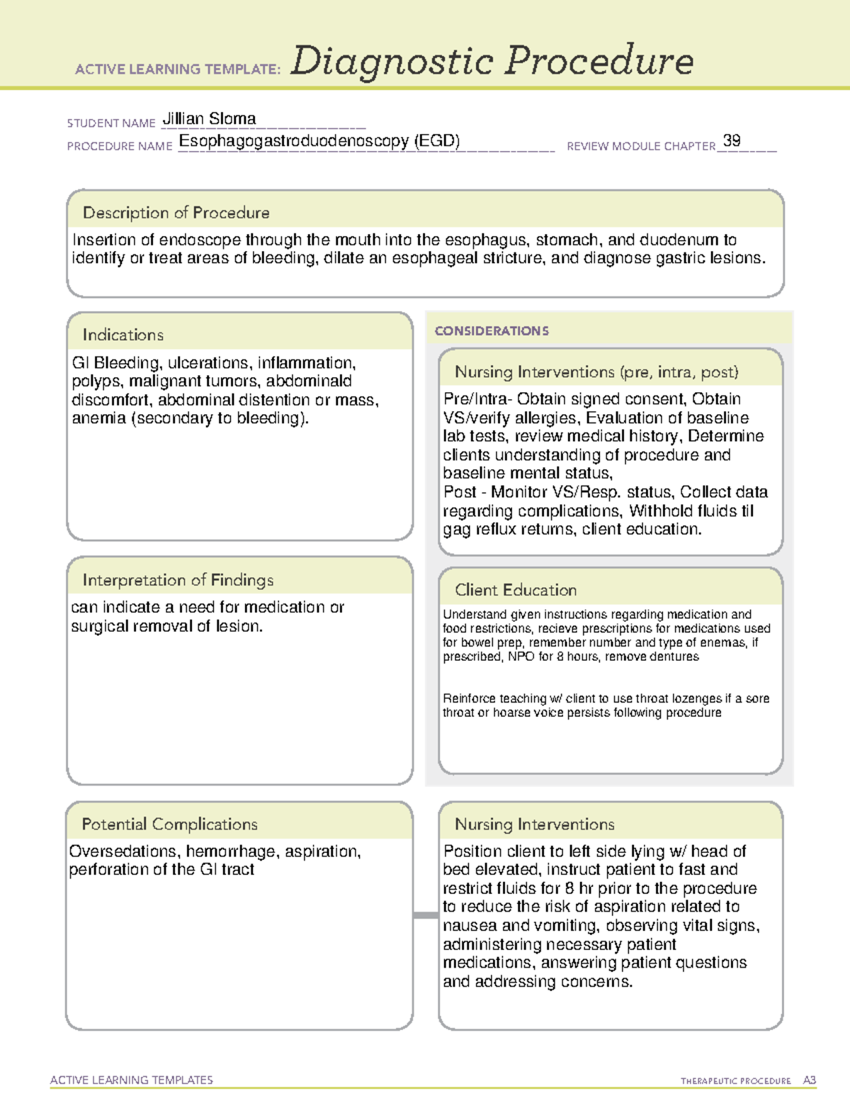 Jillian Sloma Chapter 39 Active Learning Template - ACTIVE LEARNING ...