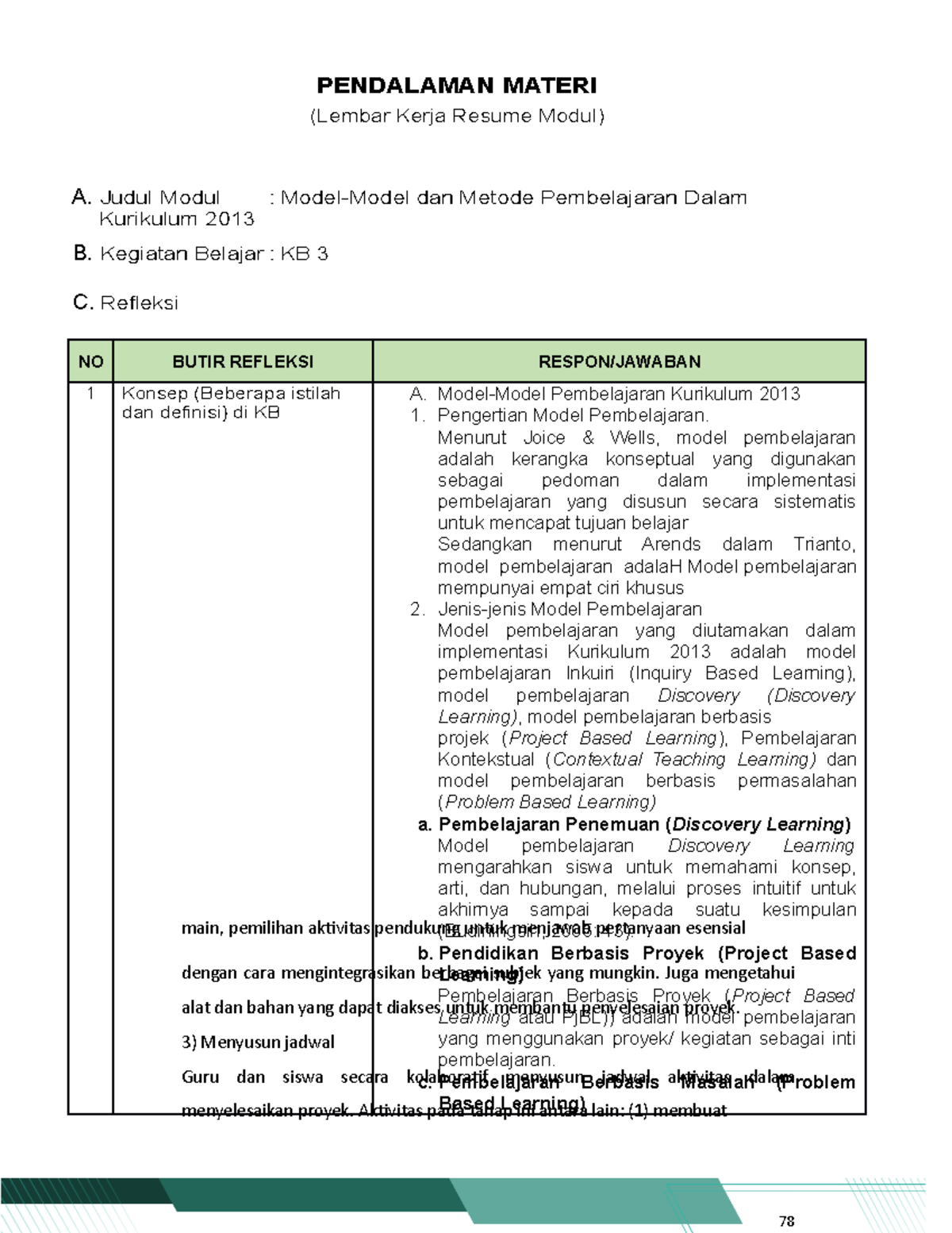 LK- Resume Pendalaman Materi PPG 2022 - PENDALAMAN MATERI (Lembar Kerja ...