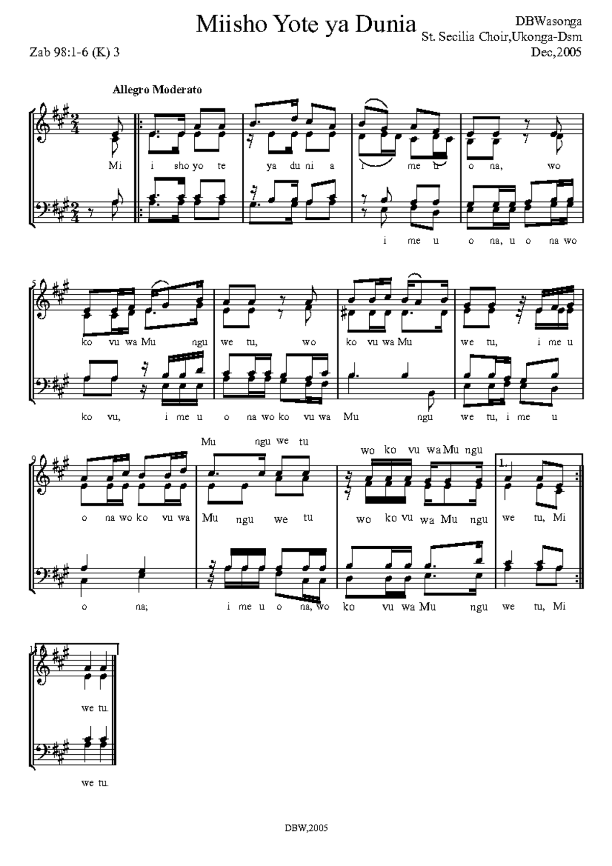 Miisho-Yote-DBW - for revison - 1. 2. Allegro Moderato ngu Mitu,we Mi ...