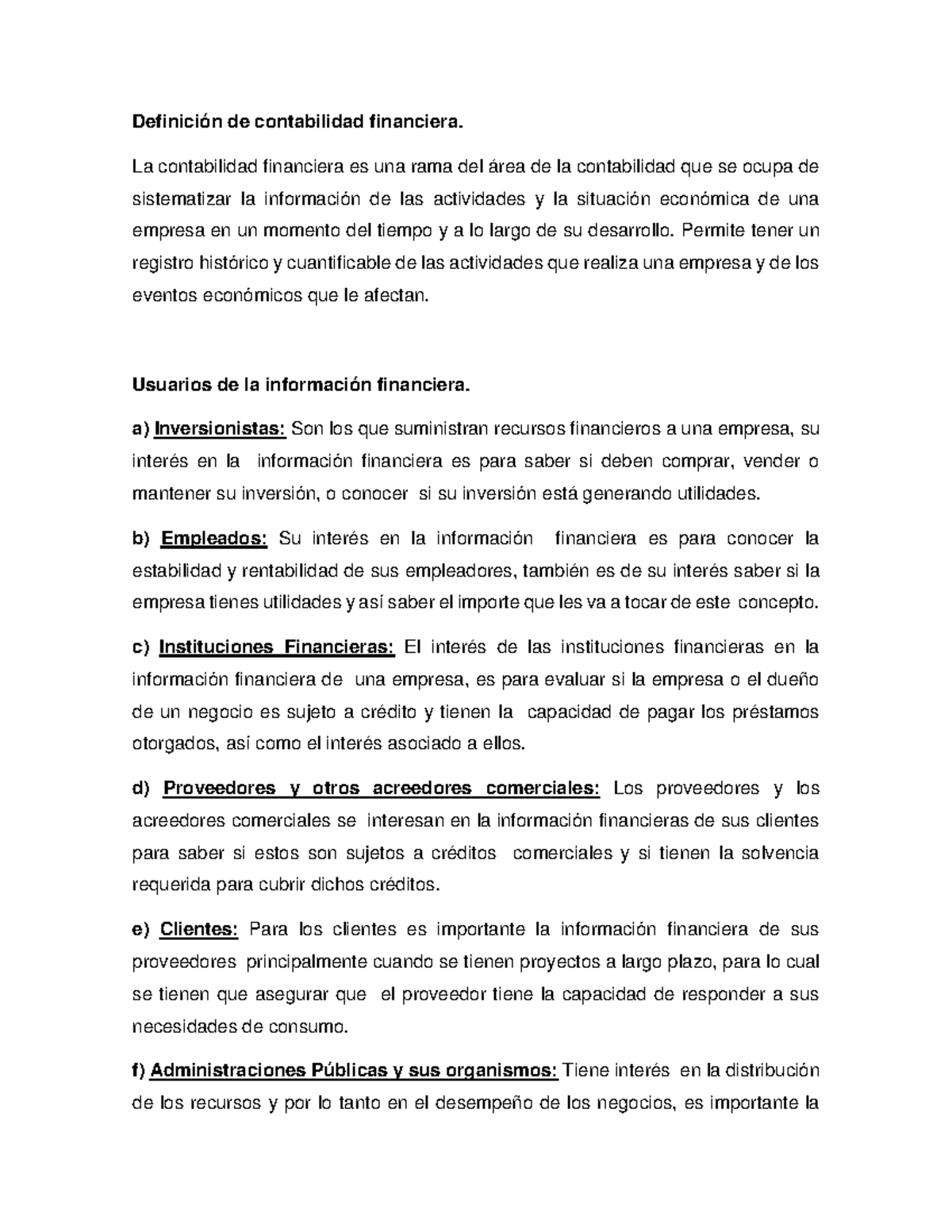 Tarea 2. Investigar conceptos teóricos - Definición de contabilidad ...