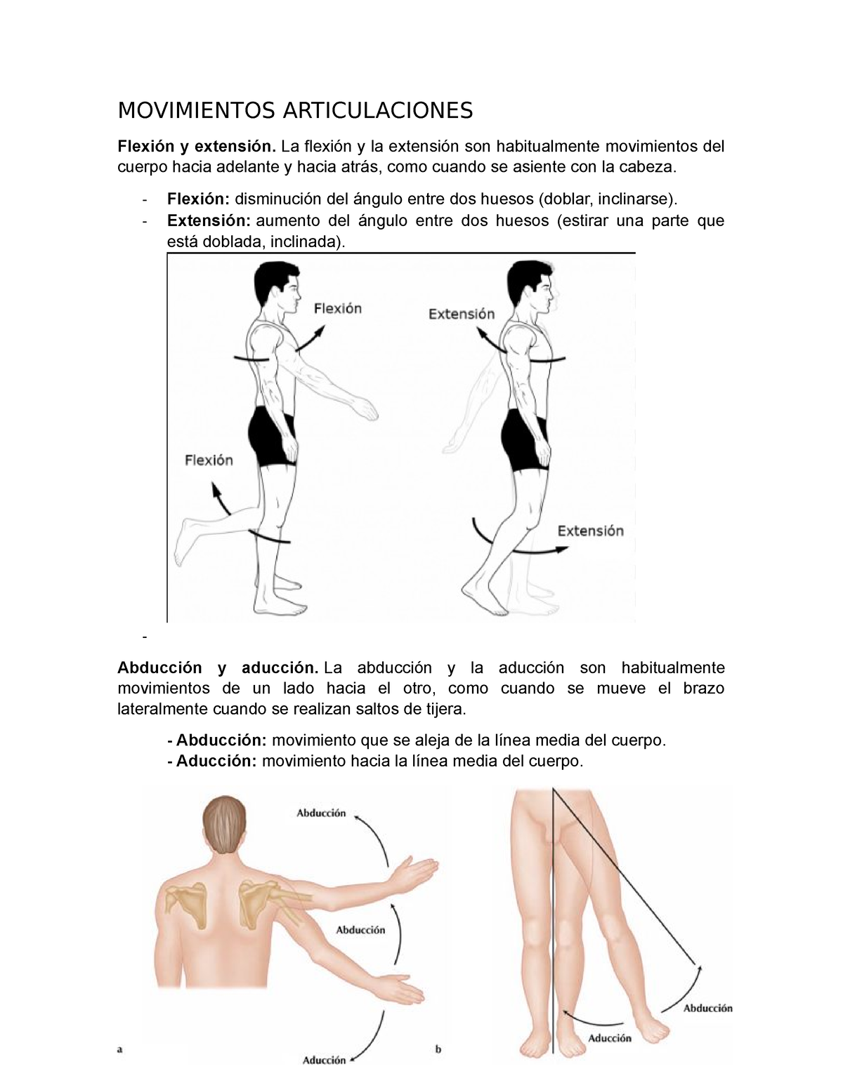 movimiento de abducción