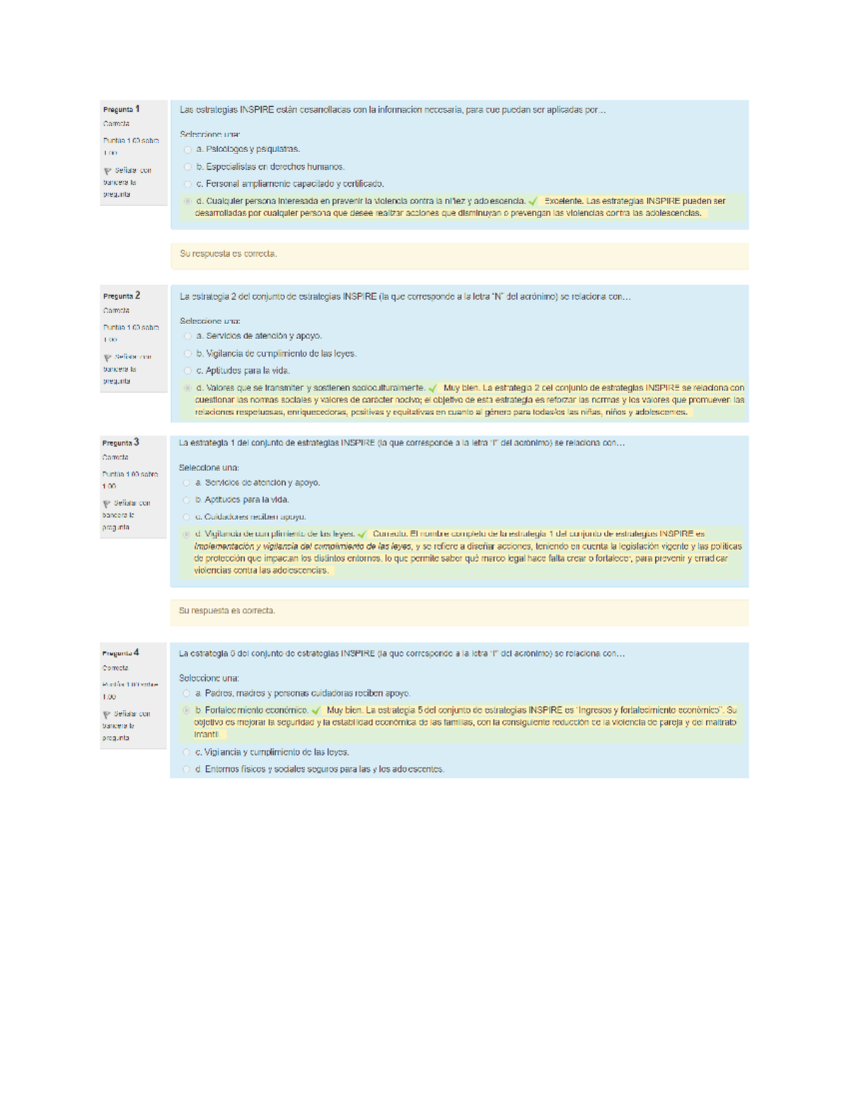 Modulo 3. Cuestionario Prevención De Las Violencias Contra Las ...