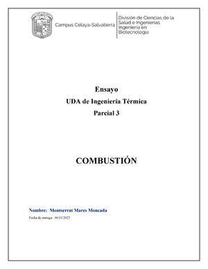 Formulario Ing Termica - INGENIERÍA TÉRMICA Ingeniería En Biotecnología ...