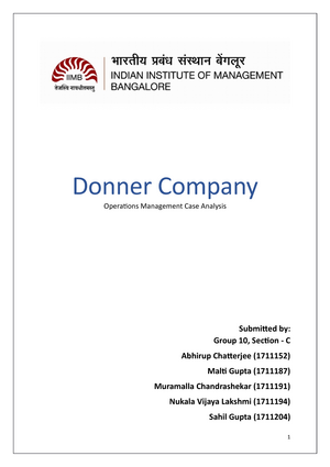 donner company case