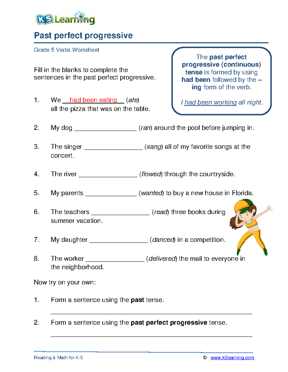 Grade-5-past-perfect-progressive-tenses - Past perfect progressive ...