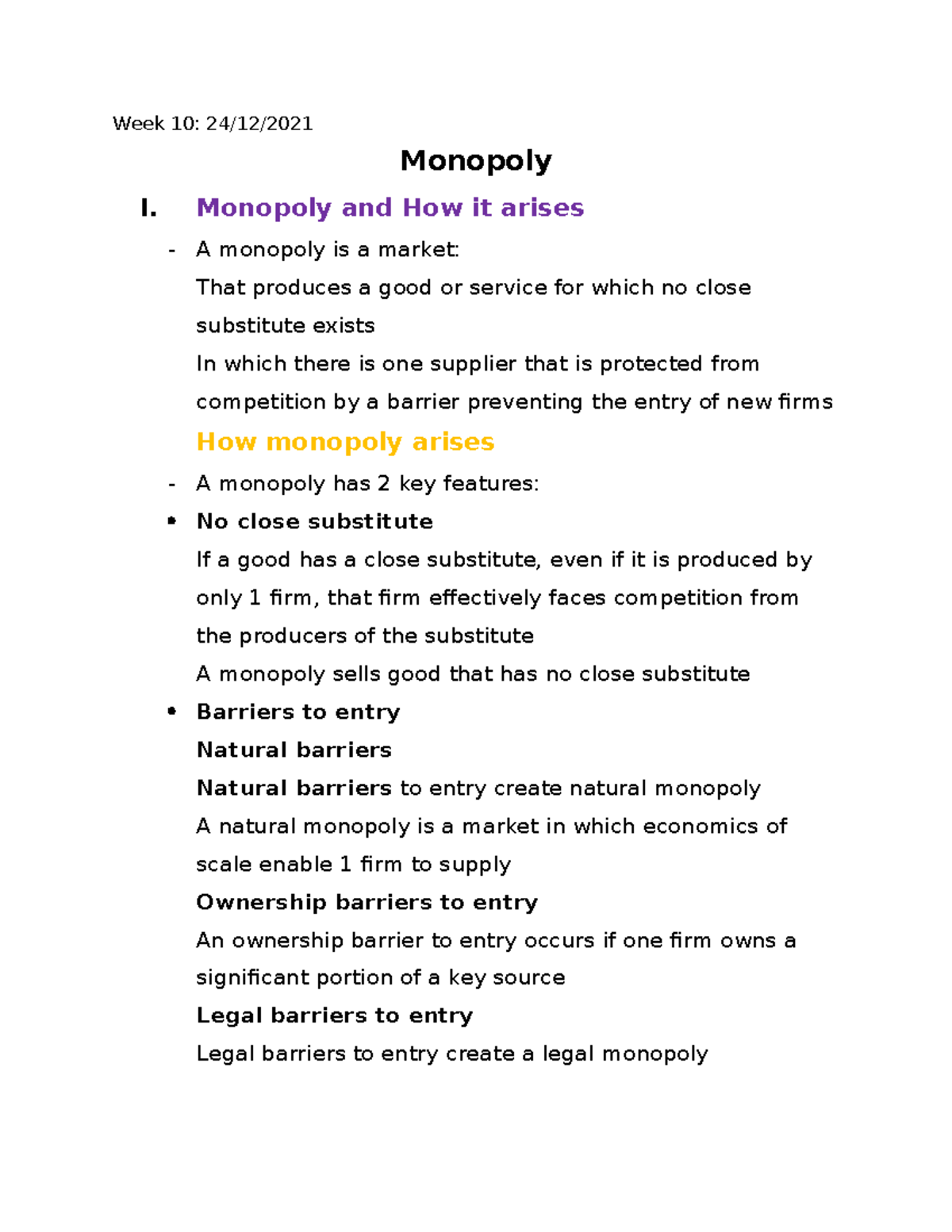 Monopoly_Microeconomics_Lecture Notes_National Economics University_Dai ...